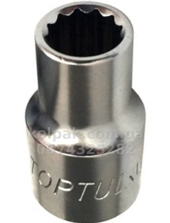 Socket 1/2" 18 mm 12-point TOPTUL BAEB1618 Socket 1/2" 18 mm 12-point TOPTUL BAEB1618 β photo 1