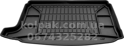 Boot mat for Volkswagen Polo HB 2009-2017, upper level, Pro-Line, Frogum FG TM549253 — photo 2