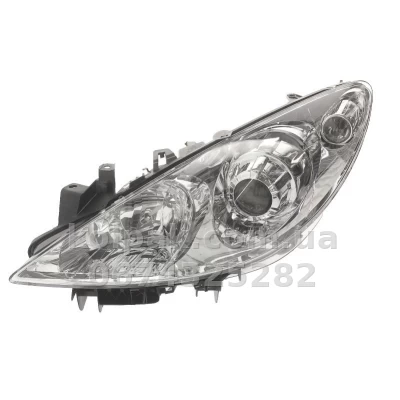 Передня ліва фара Peugeot 307 2005-2008, H7/H1, електричне регулювання, Depo, 550-1137L-LD-EM Передня ліва фара Peugeot 307 2005-2008, H7/H1, електричне регулювання, Depo, 550-1137L-LD-EM