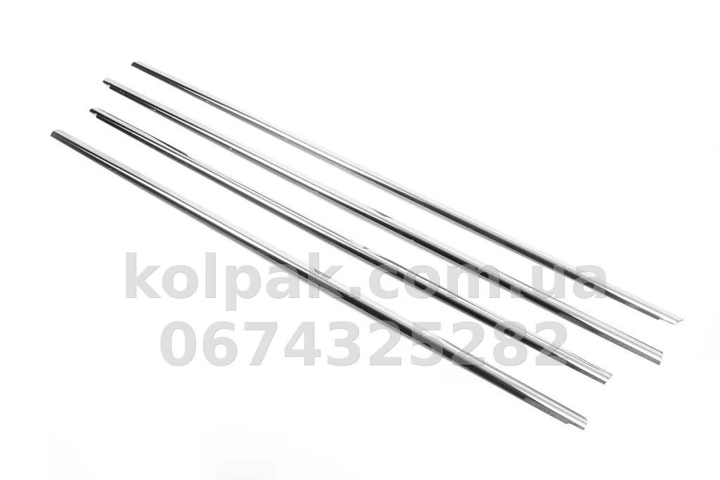 Chrome lower window trims (4 pcs) Volkswagen Passat 2005-2012, OmsaLine, 7505141 Chrome lower window trims (4 pcs) Volkswagen Passat 2005-2012, OmsaLine, 7505141 β photo 1