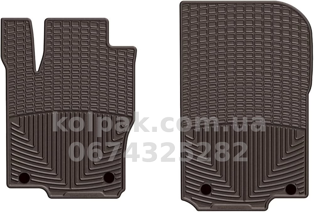 Килимки в салон Mercedes-Benz GL-Class W166/ML-Class W166 2012-, передні, какао, Weathertech W257CO Килимки в салон Mercedes-Benz GL-Class W166/ML-Class W166 2012-, передні, какао, Weathertech W257CO — фото 1