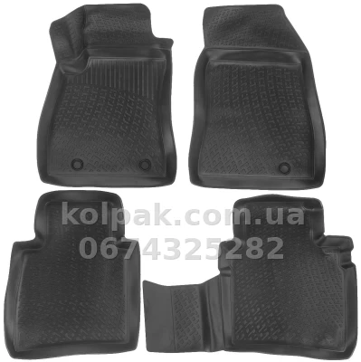 Поліуретанові килимки в салон Nissan Sentra B17 2012-, L.Locker, 205150101