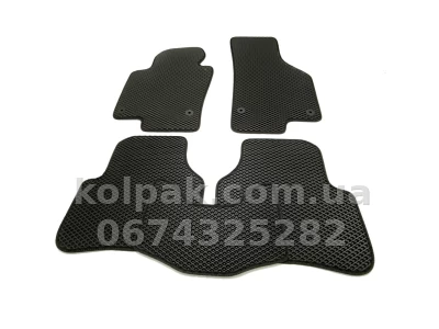 Килимки в салон Volkswagen Passat B6/B7 2005-2015, EVA, чорні, 5 шт., AVTM BLCEV1671 — фото 2