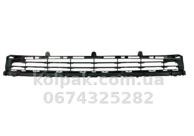 Решітка бампера Peugeot Partner 2008-2012, середня, верхня, без молдинга, AVTM, 7414ZS, 5412 910 Решітка бампера Peugeot Partner 2008-2012, середня, верхня, без молдинга, AVTM, 7414ZS, 5412 910