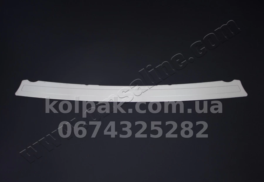 Chrome rear bumper protector (Matt) Fiat Fiorino/Citroen Nemo/Peugeot Bipper 2007-, OmsaLine, 2521093T Chrome rear bumper protector (Matt) Fiat Fiorino/Citroen Nemo/Peugeot Bipper 2007-, OmsaLine, 2521093T β photo 1
