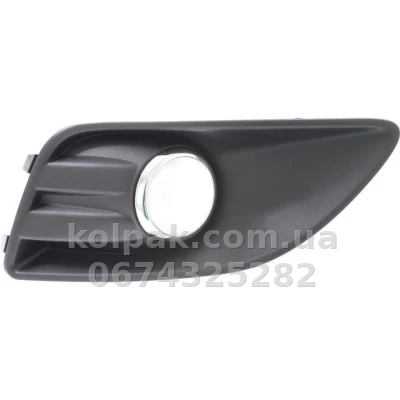 Ліва решітка бампера Ford C-Max hybrid 2013-2017, USA, з отвором для протитуманної фари, AVTM, DM5Z17B814B, 2835 911
