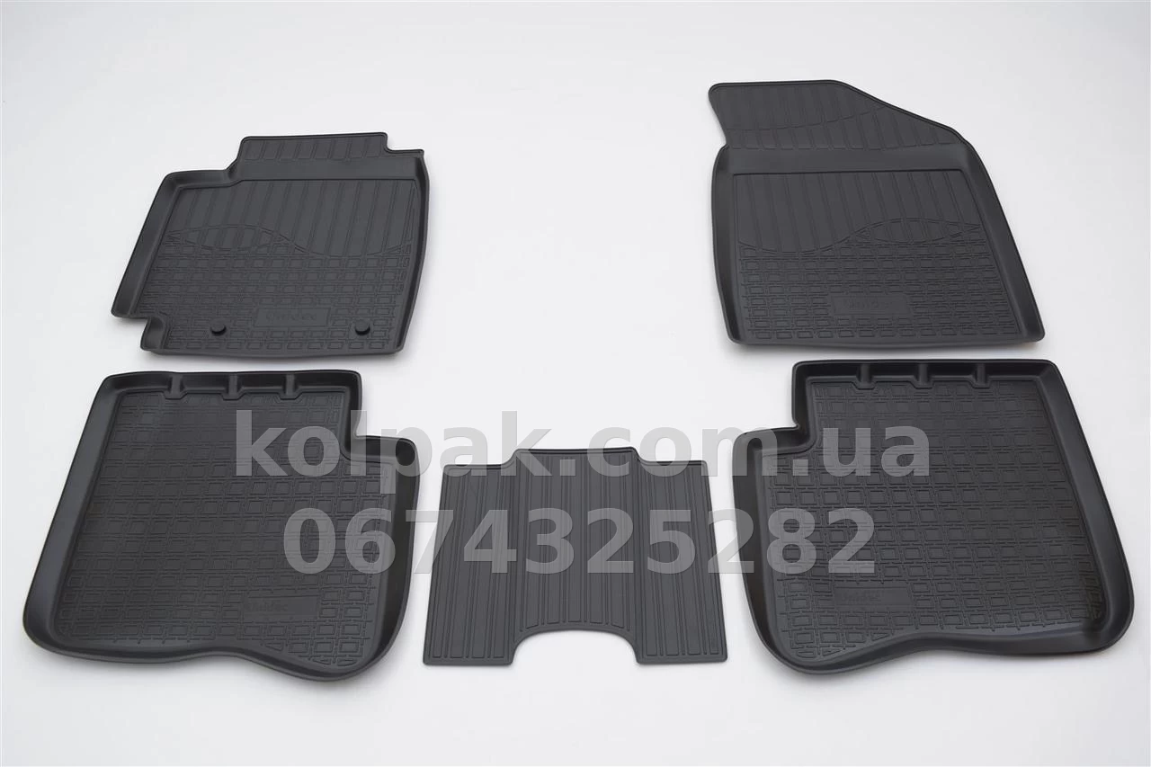 Polyurethane floor mats for Faw V5 2012-, Norplast, NPA11-C205-700 Polyurethane floor mats for Faw V5 2012-, Norplast, NPA11-C205-700 β photo 1