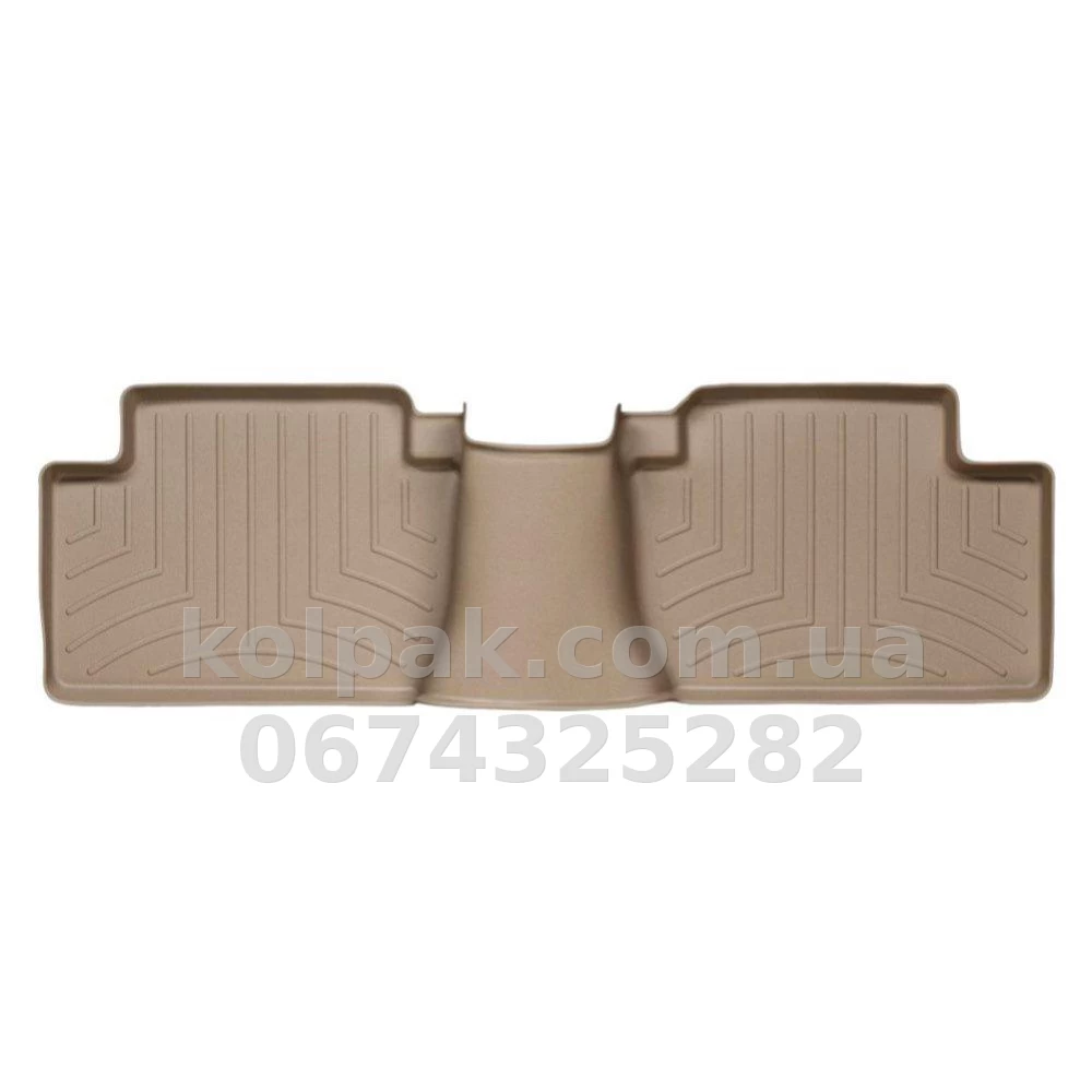 Килимки в салон Mitsubishi Outlander XL 2007-, з бортиком, задні, бежеві, Weathertech 451622 Килимки в салон Mitsubishi Outlander XL 2007-, з бортиком, задні, бежеві, Weathertech 451622 — фото 1