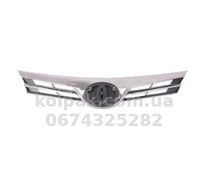 Решітка радіатора Toyota Corolla E18 2016-2018, EUR, із хромованим молдингом, AVTM, 187046990 Решітка радіатора Toyota Corolla E18 2016-2018, EUR, із хромованим молдингом, AVTM, 187046990