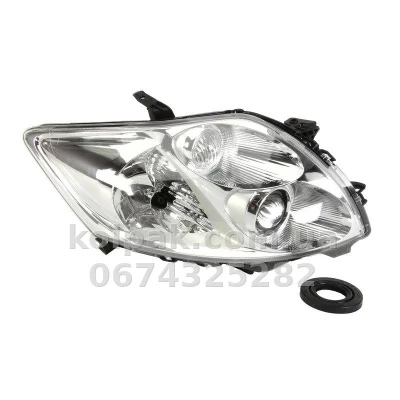 Передня права фара Toyota Auris 2007-2009, H11/HB3, електричне регулювання, Depo, 212-11M5R-LD-EM