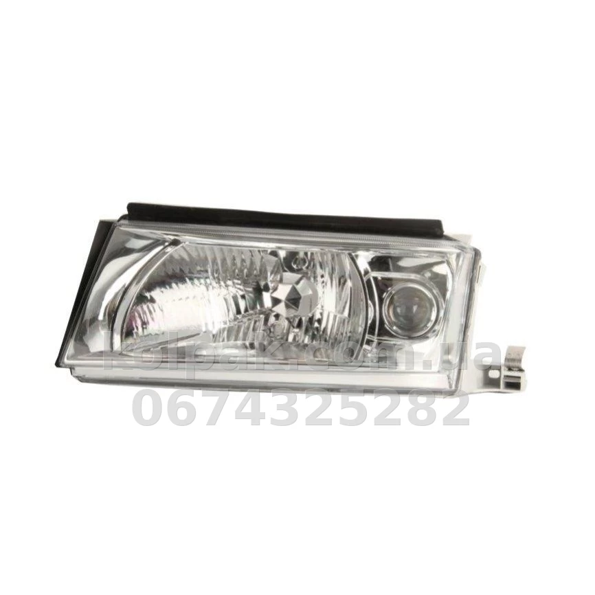 Передня ліва фара Skoda Octavia Tour 2000-2012, H4/H3, електричне регулювання, із моторчиком, Depo, 665-1106L-LDBMF Передня ліва фара Skoda Octavia Tour 2000-2012, H4/H3, електричне регулювання, із моторчиком, Depo, 665-1106L-LDBMF — фото 1
