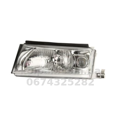 Передня ліва фара Skoda Octavia Tour 2000-2012, H4/H3, електричне регулювання, із моторчиком, Depo, 665-1106L-LDBMF Передня ліва фара Skoda Octavia Tour 2000-2012, H4/H3, електричне регулювання, із моторчиком, Depo, 665-1106L-LDBMF