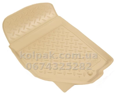 Polyurethane floor mats for Infiniti FX50 S51 2008-2012, beige, Norplast, NPL-Po-33-51B — photo 3