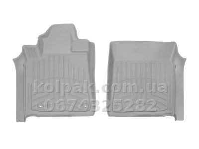 Килимки в салон Toyota Sequoia 2013-, передні, сірі, Weathertech 464081IM