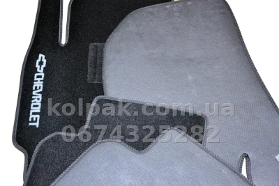 Ворсові килимки в салон Chevrolet Epica 2006-2012, чорні, 5 шт., AVTM BLCCR1081 Ворсові килимки в салон Chevrolet Epica 2006-2012, чорні, 5 шт., AVTM BLCCR1081 — фото 7