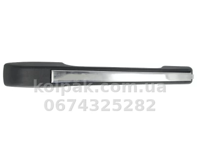 Задня ліва ручка відчинення дверей Volkswagen Golf 2 1983-1989/Jetta 2 1984-1992, зовнішня, чорна/хром AVTM, 6012589 Задня ліва ручка відчинення дверей Volkswagen Golf 2 1983-1989/Jetta 2 1984-1992, зовнішня, чорна/хром AVTM, 6012589