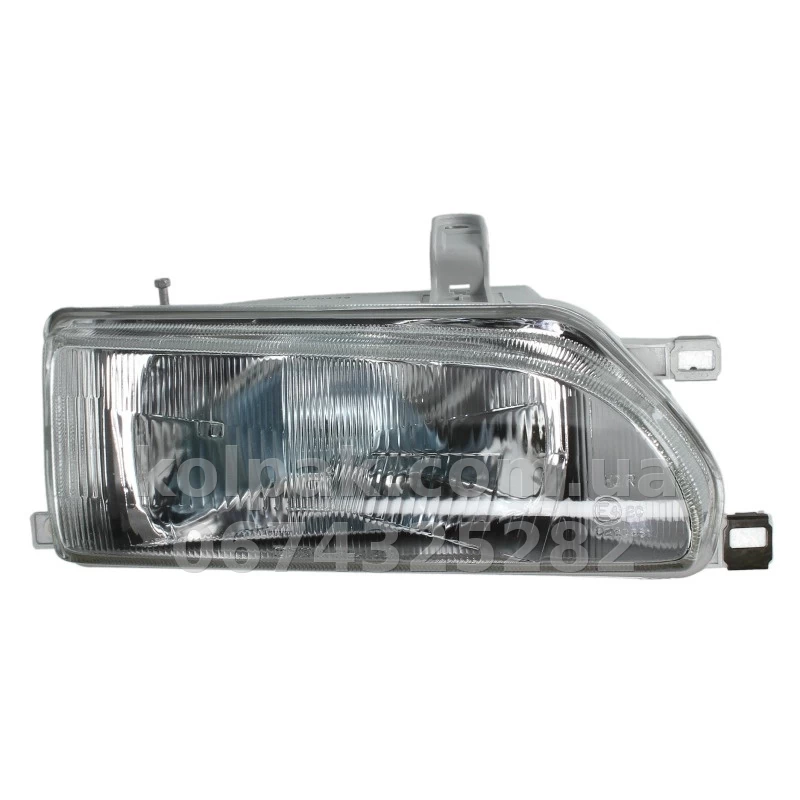 Front right headlight Toyota Corolla 1987-1992, H4, manual adjustment, Depo, 212-1140R-LD-E Front right headlight Toyota Corolla 1987-1992, H4, manual adjustment, Depo, 212-1140R-LD-E β photo 1