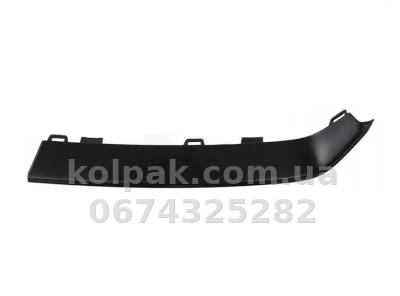 Ліва накладка решітки радіатора Honda CR-V 2010-2012, верхня, чорна, AVTM, 183022993