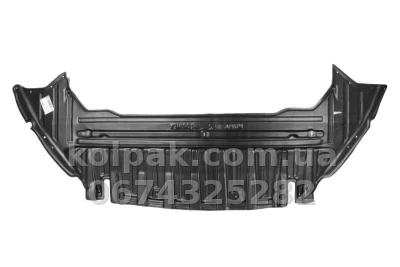 Захист переднього бампера Ford Mondeo 4+ 2010-2015, пластик, AVTM, 1724265, 182814220
