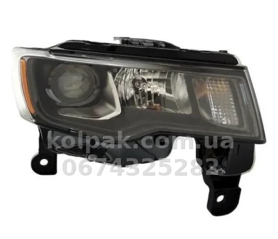 Front right headlight Jeep Grand Cherokee 2016-2021, manual adjustment, without bulbs (H11.H9.7444na.W5W), black, Depo, 3331199RAS2 — photo 2