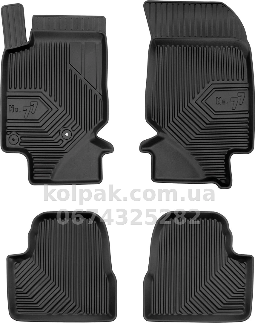 Floor mats for Peugeot 208 2019-/Opel Corsa F 2019-/DS 3 2018-, Frogum, FG 77409422 Floor mats for Peugeot 208 2019-/Opel Corsa F 2019-/DS 3 2018-, Frogum, FG 77409422 β photo 1