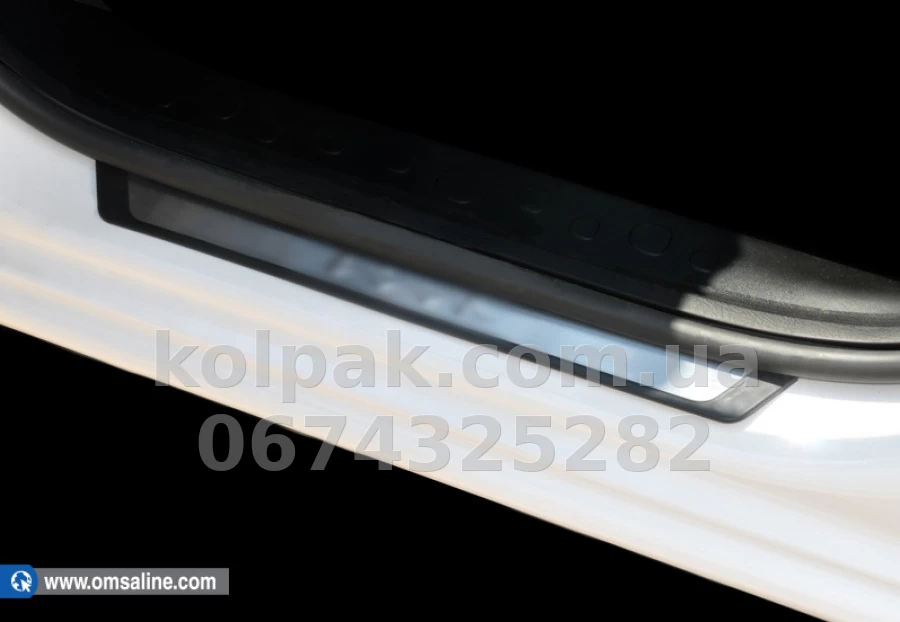 Chrome door sill trims (4 pcs) Peugeot 301 2012-, OmsaLine, 5715091 Chrome door sill trims (4 pcs) Peugeot 301 2012-, OmsaLine, 5715091 β photo 1