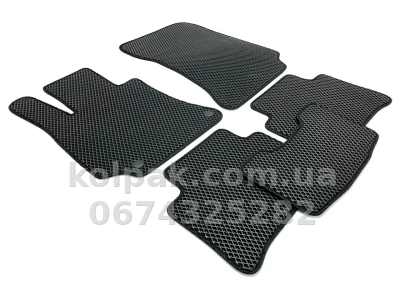 Килимки в салон Mercedes-Benz E-Class W212 2009-2013, EVA, чорні, 5 шт., AVTM BLCEV1345 — фото 2