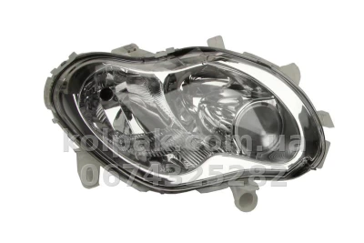 Передня права фара Smart Fortwo I 450 2002-2007, електричне регулювання, із коректором, без ламп (H7/H1/PY21W/W5W) Depo 447-1101RMLD-EM