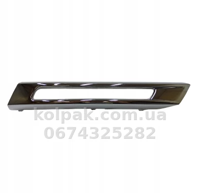 Правий молдинг решітки бампера Mercedes-Benz ML-Class W166 2011-2015, хром, AVTM, A1668850874, 216410008 Правий молдинг решітки бампера Mercedes-Benz ML-Class W166 2011-2015, хром, AVTM, A1668850874, 216410008