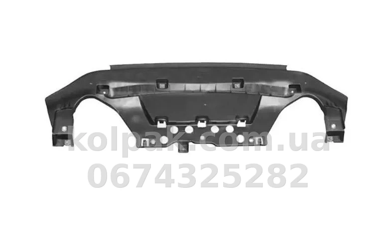 Захист переднього бампера Mazda 3 2017-2018, пластик, AVTM, B61K500S0, 184427220 Захист переднього бампера Mazda 3 2017-2018, пластик, AVTM, B61K500S0, 184427220 — фото 1