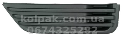 Решітка бампера Ford Focus 1998-2004, без отвору для протитуманної фари, чорна, AVTM, 1078003, 182532910 Решітка бампера Ford Focus 1998-2004, без отвору для протитуманної фари, чорна, AVTM, 1078003, 182532910