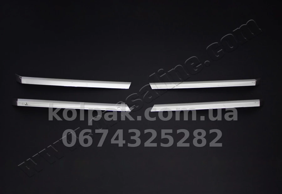 Chrome radiator grille trims (4 pcs) Volkswagen Crafter 2017-, OmsaLine, 7556081 Chrome radiator grille trims (4 pcs) Volkswagen Crafter 2017-, OmsaLine, 7556081 β photo 1