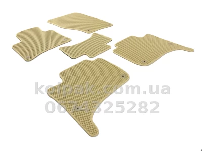 Килимки в салон Volkswagen Touareg/Porsche Cayenne, EVA, бежеві, 5 шт., AVTM BGEV1688