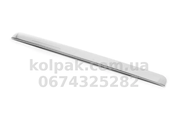 Chrome-plated trim above the number plate Mercedes-Benz Vito/Viano W639 (twin rear doors) 2003-2014, Carmos, 6452754 Chrome-plated trim above the number plate Mercedes-Benz Vito/Viano W639 (twin rear doors) 2003-2014, Carmos, 6452754 β photo 1