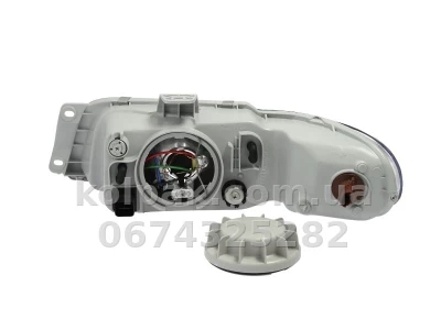 Front right headlight Daewoo Nubira 1997-1999, H4, manual adjustment, Depo, 222-1105R-LD-EM Front right headlight Daewoo Nubira 1997-1999, H4, manual adjustment, Depo, 222-1105R-LD-EM β photo 2