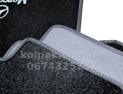Ворсові килимки в салон Mercedes-Benz E-Class W210 1995-2002, задній привід, чорні, 5 шт., AVTM BLCCR1341 Ворсові килимки в салон Mercedes-Benz E-Class W210 1995-2002, задній привід, чорні, 5 шт., AVTM BLCCR1341 — фото 6
