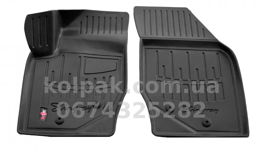 Polyurethane floor mats for Volvo XC90 2002-2014, with raised edges, 2 pcs, Stingray, 5037032 Polyurethane floor mats for Volvo XC90 2002-2014, with raised edges, 2 pcs, Stingray, 5037032 β photo 1