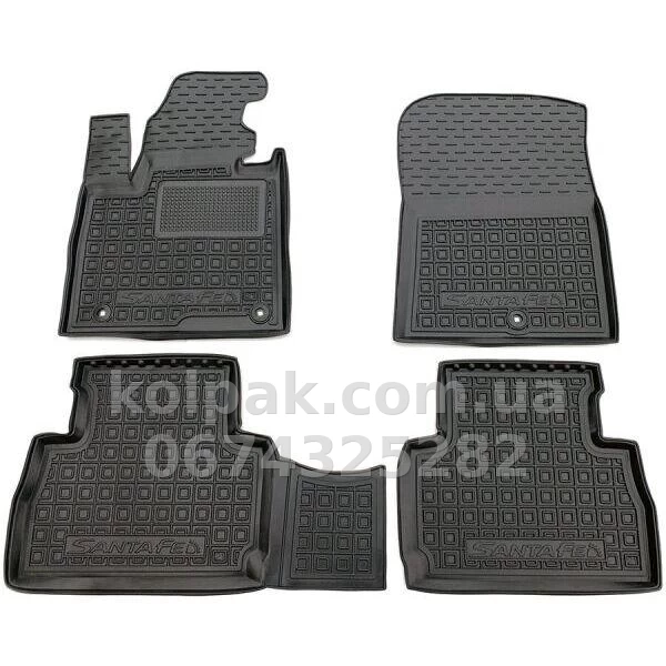 Floor mats for Hyundai Santa Fe 2021-, Avto-Gumm, 11833 Avto-Gumm Floor mats for Hyundai Santa Fe 2021-, Avto-Gumm, 11833 Avto-Gumm β photo 1