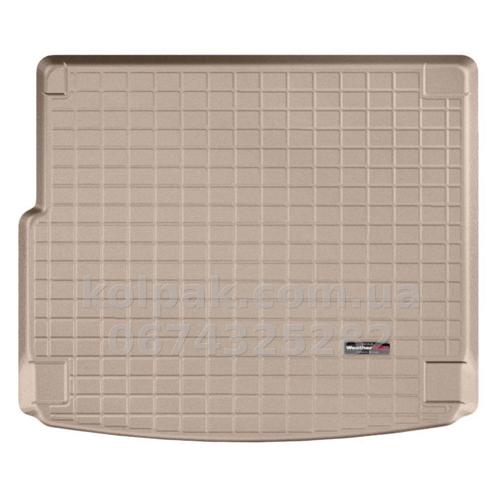 Boot mat for Porsche Cayenne 2010-, with subwoofer, beige, WeatherTech 41675 Boot mat for Porsche Cayenne 2010-, with subwoofer, beige, WeatherTech 41675 β photo 1