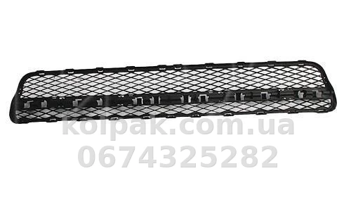 Решітка бампера Volkswagen Touareg 2002-2006, середня, AVTM, 7L6853678A9B9, 7404 991 Решітка бампера Volkswagen Touareg 2002-2006, середня, AVTM, 7L6853678A9B9, 7404 991 — фото 1