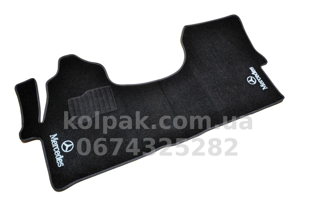 Carpet floor mats for Mercedes-Benz Sprinter 2006-, black 1 pc, AVTM BLCCR1373 Carpet floor mats for Mercedes-Benz Sprinter 2006-, black 1 pc, AVTM BLCCR1373 β photo 1