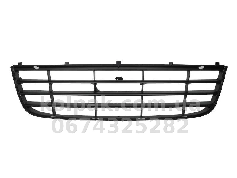 Решітка бампера Volkswagen Jetta 5 2006-2010, середня, AVTM, 1K0853677C9B9, 9544 995 Решітка бампера Volkswagen Jetta 5 2006-2010, середня, AVTM, 1K0853677C9B9, 9544 995 — фото 1