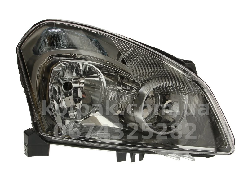 Передня фара Nissan Qashqai/Qashqai+2 (J10/JJ10) 2006-2010 H7/H7, електричне регулювання, Depo, 215-11B8R-LD-EM Передня фара Nissan Qashqai/Qashqai+2 (J10/JJ10) 2006-2010 H7/H7, електричне регулювання, Depo, 215-11B8R-LD-EM — фото 1