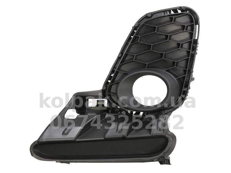Ліва решітка бампера Mazda 3 BL 2011-2012, з отвором для протитуманної фари, AVTM, BGV450C21B, 4418 923 Ліва решітка бампера Mazda 3 BL 2011-2012, з отвором для протитуманної фари, AVTM, BGV450C21B, 4418 923 — фото 1