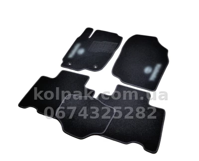 Ворсові килимки в салон Toyota Rav4 2013-, чорні, 5 шт., AVTM BLCCR1644 Ворсові килимки в салон Toyota Rav4 2013-, чорні, 5 шт., AVTM BLCCR1644