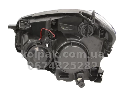 Передня фара Nissan Qashqai/Qashqai+2 (J10/JJ10) 2010-2013 H7/H7/PY21W/W5W, електричне регулювання, Depo, 215-11D7R-LD-EM — фото 2