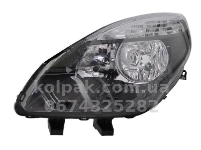 Передня ліва фара Renault Grand Scenic 3 2009-2012, H7/H7, електричне регулювання, чорна рамка, Depo, 551-1177L-LDEM2 Передня ліва фара Renault Grand Scenic 3 2009-2012, H7/H7, електричне регулювання, чорна рамка, Depo, 551-1177L-LDEM2