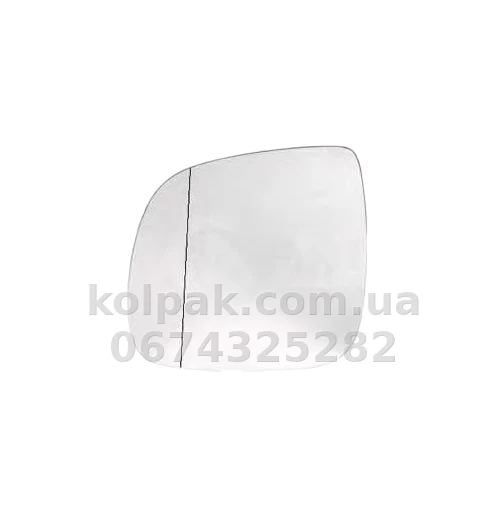 Left mirror glass Volkswagen Touareg 2007-2010, aspherical, heated, AVTM, 7L6857521K, 186471137 Left mirror glass Volkswagen Touareg 2007-2010, aspherical, heated, AVTM, 7L6857521K, 186471137 β photo 1