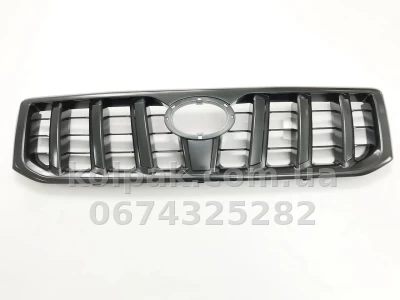 Решітка радіатора Toyota Prado 120 2003-2009, хромована/чорна, AVTM, 187006991 Решітка радіатора Toyota Prado 120 2003-2009, хромована/чорна, AVTM, 187006991