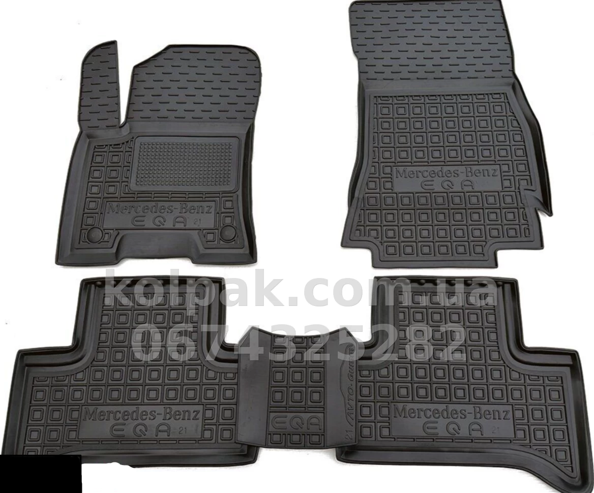 Floor mats for Mercedes-Benz EQA H243 2021-, Avto-Gumm, 11963 Floor mats for Mercedes-Benz EQA H243 2021-, Avto-Gumm, 11963 β photo 1